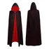 Capa De Vampiro Drácula Halloween Dupla C/capuz Adulto 140cm