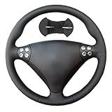Capa De Volante De Carro, Couro De Microfibra, Envoltório De Roda Adequado Para Mercedes Benz Slk-class W170 W171 Slk 200 200k 280 350 2004-2008 Kompressor Sport C Slk Class W203 R171 2004-2008, Preto