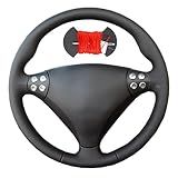 Capa De Volante De Carro De Couro De Microfibra Antiderrapante Para Mercedes Benz Slk-class W170 W171 Slk 200 200k 280 350 2004-2008 Kompressor Sport C Slk Class W203 R171 2004-2008, Vermelho