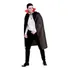 Capa Drácula Adulto Gola Vermelha Fantasia Vampiro Halloween