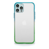 Capa Elfo Colors Para iPhone 13 Pro Max Acrílica Gradiente Cor Azul+verde