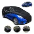 Capa Em Couro Ecológico P/ Cobrir Carro Honda Fit 2005 A 2024 Impermeável Capas Monticeli Preto