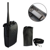 Capa Em Couro Para Rádio Comunicador Intelbras Rc3002 G2