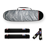 Capa Funboard Refletiva 7 5 A 7 8   Fita Rack   Tubo 40cm