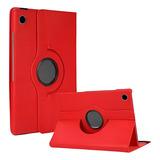 Capa Giratória Para Galaxy Tab A9 Plus X210 X215 X216b Cor Vermelho