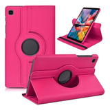 Capa Giratória Para Tablet Galaxy Tab A7 Lite 8 7 T225 T220 Cor Rosa escuro