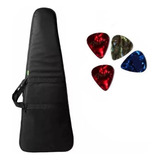 Capa Guitarra Luxo Kit