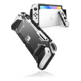 Capa I blason Armorbox Para Nintendo Switch Oled 2021 Branco