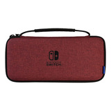 Capa Oled Hori Para Nintendo Switch Bolsa Slim Touch Cor Vermelha Nsw 812u