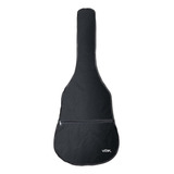 Capa P  Violão Simples Voik Preta Bolso Externo Com Zíper Cor Preto