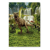 Capa Painel De Festa Retângular 1,50x2,20 Tema Dinossauro