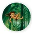 Capa Painel Redondo Veste Facil Tema Tarzan Baby Floresta