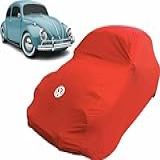 Capa Para Carro De Tecido Lycra Volkswagen Fusca Anti-risco (vermelho)