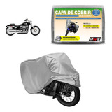 Capa Para Cobrir Moto Gg Hws Proteção Uv Impermeável Cinza