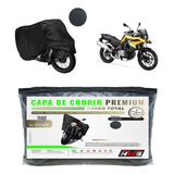 Capa Para Cobrir Moto Premium Forrada Gg Impermeável Black