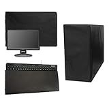 Capa Para Coputador Cpu Teclado E Monitor 20 Preta Impermeável
