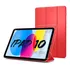 Capa Para iPad 10 Geração 10.9 A2696 + +pelicula De Vidro Cor Vermelho