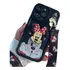 Capa Para iPhone 13 Ou 14 Ou 15 Black Minnie Anti Impacto