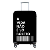 Capa Para Mala De Viagem Estampada Malha Suplex Resistente