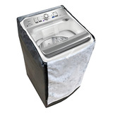 Capa Para Maquina De Lavar Panasonic 12 Kg 14 Kg 16 Kg Ziper Cor Grafite