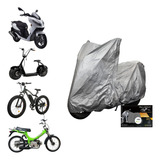 Capa Para Scooter Bike Bicicleta Eletrica Mobilete   Forrada