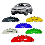 Capa Pinça Freio Civic Kit 4 Peças 2007 2008 2009 2010 11 12