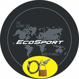Capa Pneu Estepe Ford Ecosport Global Car Preta * (c/cad)