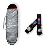 Capa Prancha Longboard Refletiva 9 0 A 9 4 Fita Rack