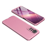 Capa Protetora Danet Proteção Premium 360 Fosca Rosa Para Xiaomi Redmi Note Redmi Note 11s E 11t 5g 6.6 De 1 Unidade