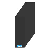 Capa Protetora P Nintendo Wii Na Vertical Preta Anti Poeira