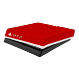 Capa Ps4 Slim   Vermelha   Edição Limitada