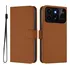 Capa Pu De Cor Sólida Para Zte Nubia Z60 Ultra/zte Blade V70