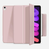 Capa Silicone Smart Flip Para iPad Air 4 5 Geração 10 9 Cor Coral claro