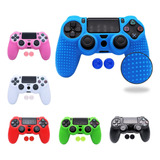 Capa Skin Silicone Antiderrapante Para Controle Ps4   2 Grip