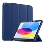 Capa Smart Flip Tablet Tab A9+ Plus 11.0 Suporte De Caneta Cor Azul-marinho