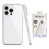 Capa Space Clear Para iPhone 15 15 Plus 15 Pro 15 Pro Max