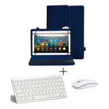 Capa + Teclado E Mouse Bluetooth P/ Tablet Nokia T20 10,36 