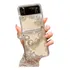 Capa Telefone Rhinestone Flower Para Samsung Zflip5 4 3
