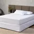 Capa Texfine Protetor De Colchão Branco Matelada Ultrassônico Impermeável Solteiro Box Antiácaro