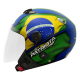 Capacete Aberto Atomic Patriota