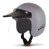 Capacete Aberto Com Viseira