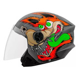 Capacete Aberto Com Viseira