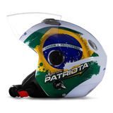 Capacete Aberto Moto Patriota