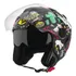 Capacete Aberto Viseira Solar Pro Tork New Atomic Universe Cor Preto Desenho Solid Tamanho Do Capacete 56