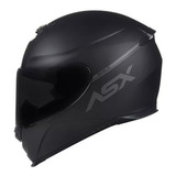 Capacete Asx Eagle Solid Fosco Preto cinza 60