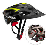 Capacete Bicicleta Luz Led