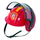 Capacete Bombeiro Infantil Ref  515 Cor Vermelho