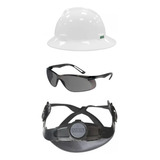 Capacete Branco Aba Total