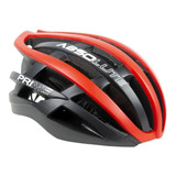 Capacete Ciclismo Absolute Prime Bicicleta Mtb Speed Bike Cor Preto E Vermelho Tamanho M