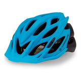 Capacete Ciclismo Bicicleta Absolute Wild Led - Azul / Preto Tamanho 59-61cm